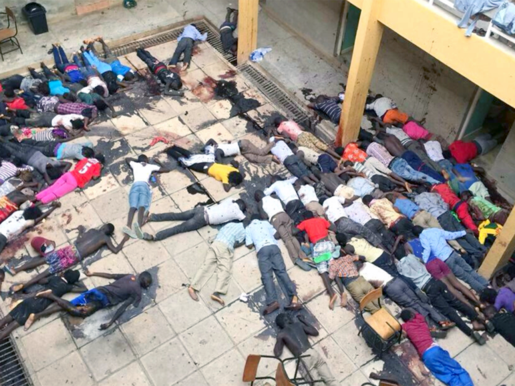 Víctimas del ataque al Garissa University College en la región noreste de Kenia