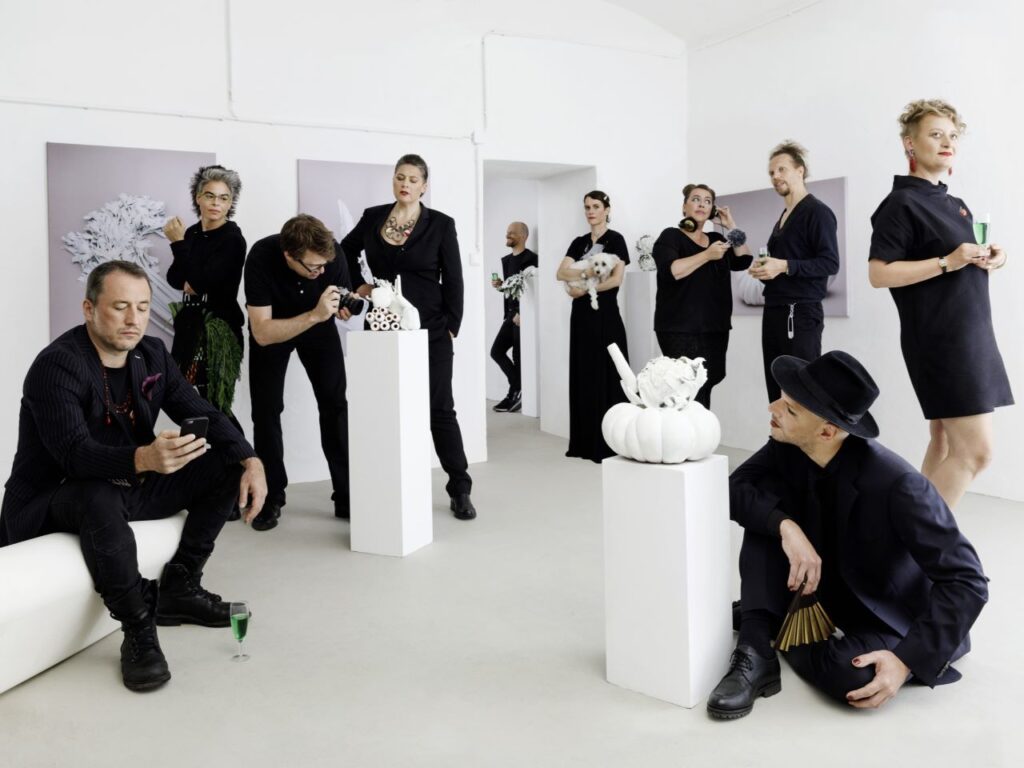 This group of musicians in Vienna represent a truly unique talent. They handcraft vegetable instruments and perform entire ensambles.  and perform entire entire performs globally with fresh vegetable instruments, creating a distinct sound universe in concerts worldwide | Photo courtesy Vegetable Orchestra