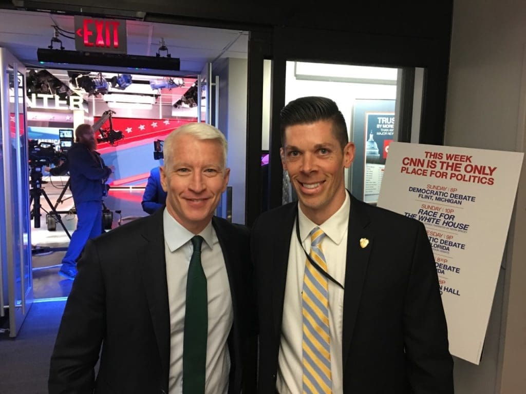 Cory Allen met world leaders and popular personalities during his time in the Secret Service. He says when he met news anchor Anderson Cooper at the CNN DC Newsroom in 2016, he, 